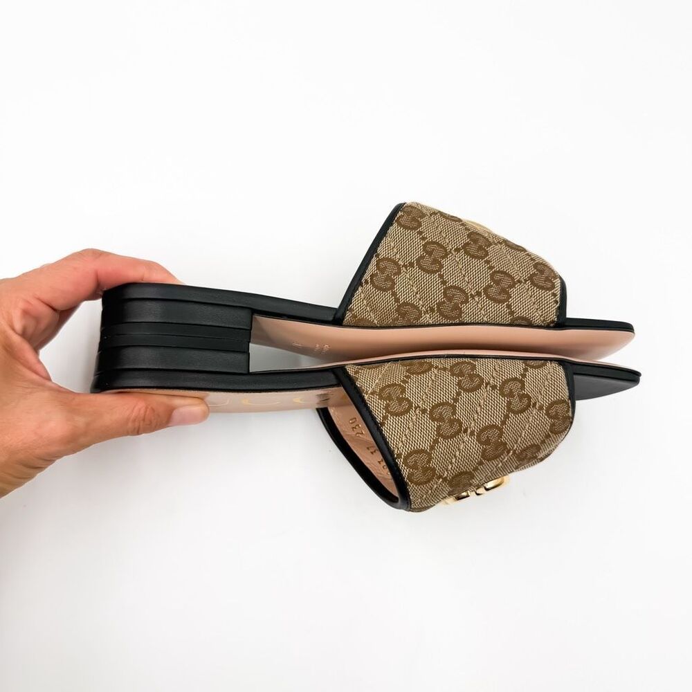 Gucci GG Marmont Monogram Matelasse Slide Sandals EU 37 US 7 - Picture 7 of 12